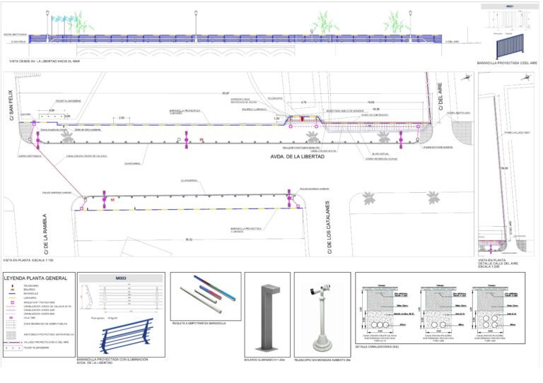 Plano Rambla Alcazares Ingenieria Celdran