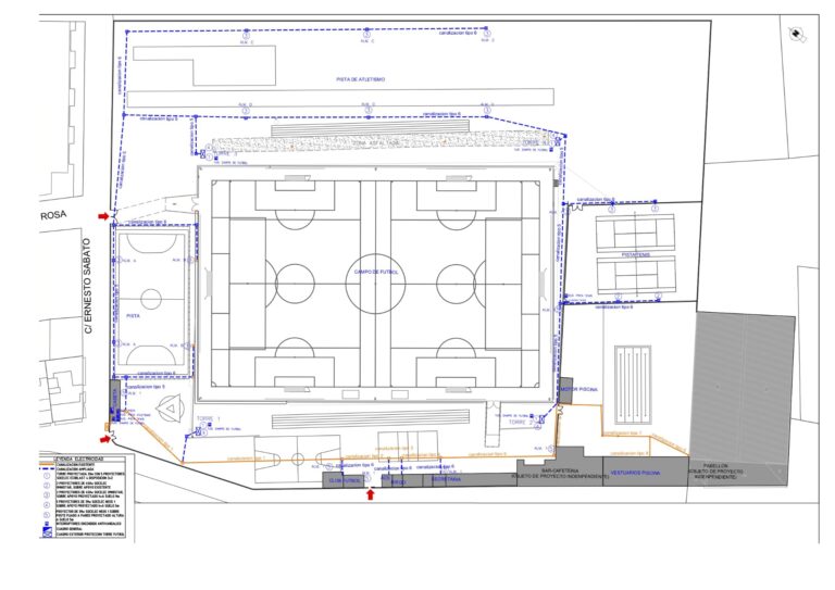 Roldan Plano Polideportivo Ingenieria Celdran